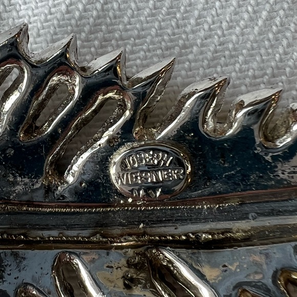 Joseph Wiesner Vintage Crystal Rhinestone Pin Brooch - Picture 4 of 5